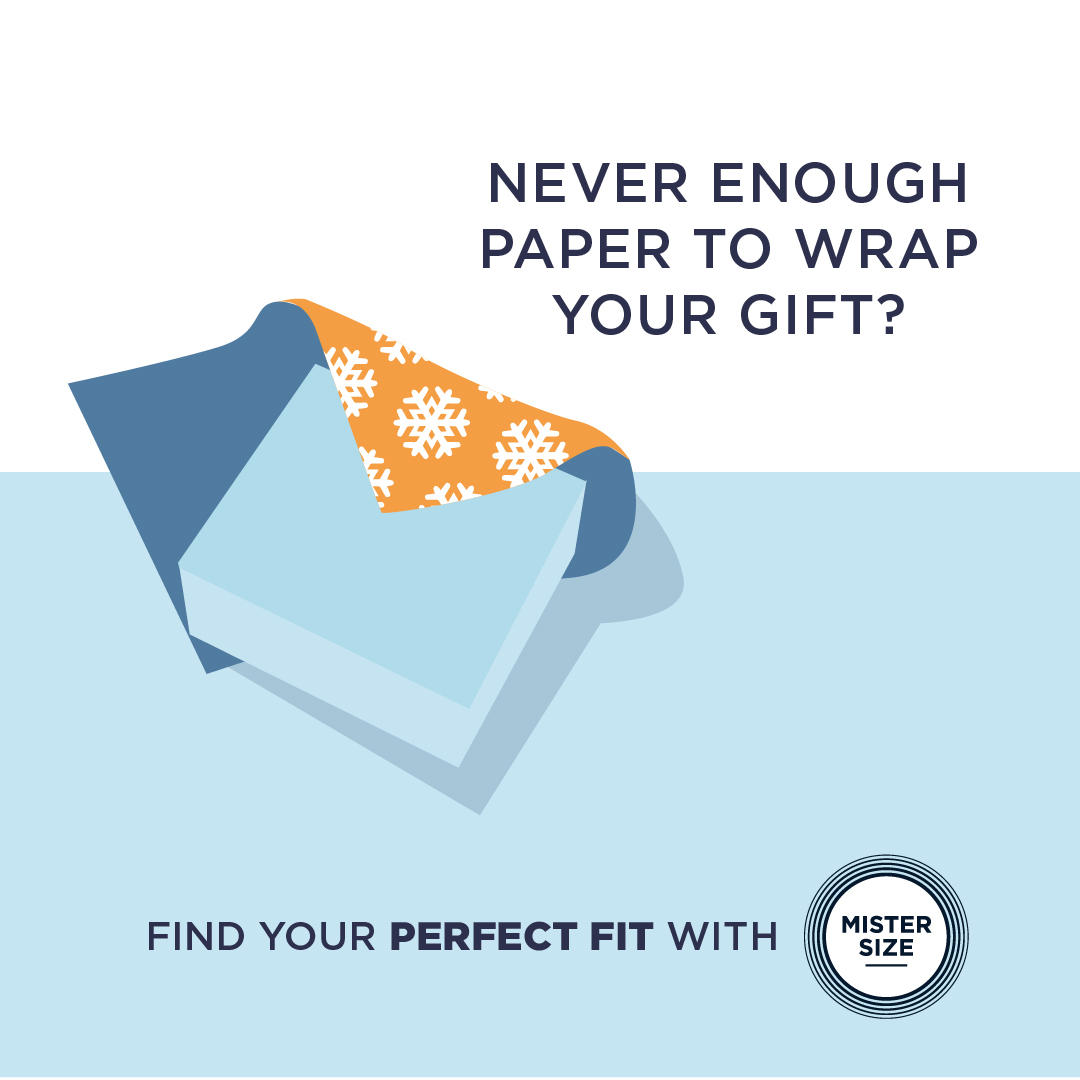 En gåva kan inte förpackas med för litet papper.